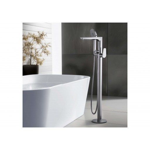Смеситель для ванны с душем AQUATEK Бетта AQ1145CR напольный хром